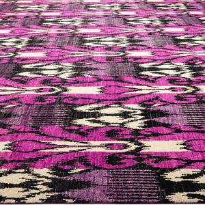 Modern One of a Kind Contemporary Purple 10 ft. x 14 ft. 3 in. Ikat Area Rug