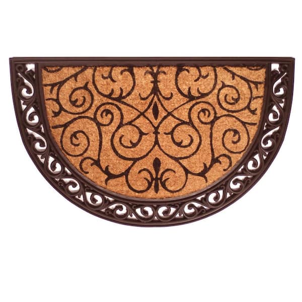 Ornate Scroll 24 in. x 36 in. Door Mat