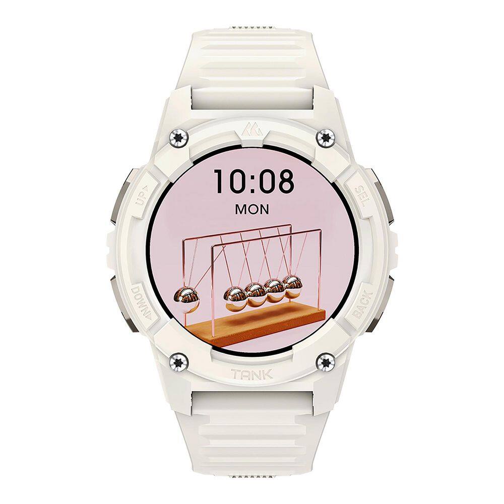 Tank S2 AMOLED GPS Smartwatch 2.13 x 0.4 in. Lily White - Thumbnail 2