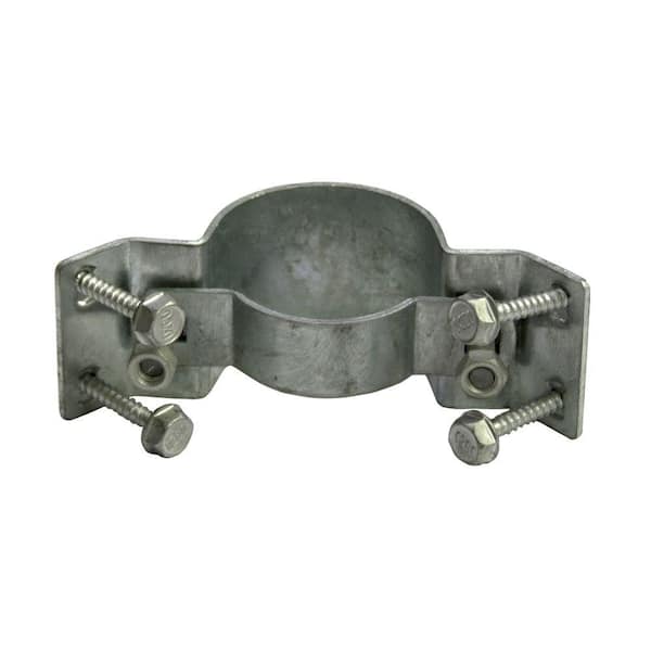 Oz-Post WAP-OZ 2-3/8 in. Galvanized Steel to Wood Fence Bracket with Inside 90° for Full Wrap