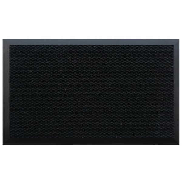 Black 72 in. x 144 in. Teton Residential Commercial Mat