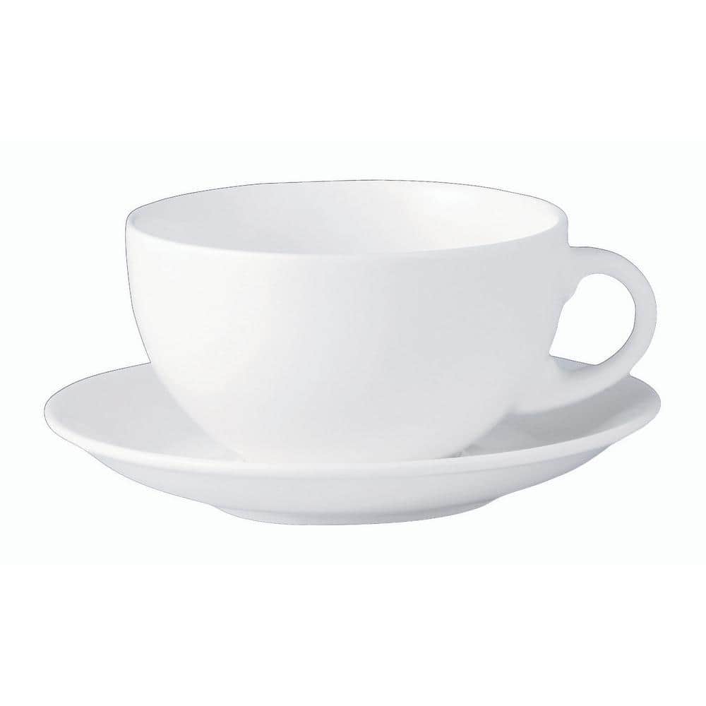 cuppccino Oneida Verge 11.5 oz. Porcelain Cappuccino Cups (Set of 48