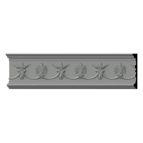 Ekena Millwork 10.63 in. D x 10.63 in. W x 94.5 in. L Primed Polyurethane Panel Moulding