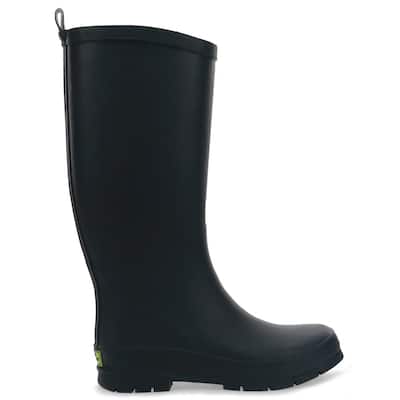 Women's Modern Tall Rubber Boot - Black size 6