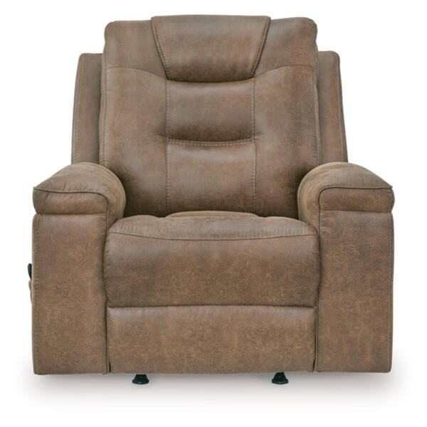 Signature Design By Ashley Shadehille Brown Faux Leather Standard