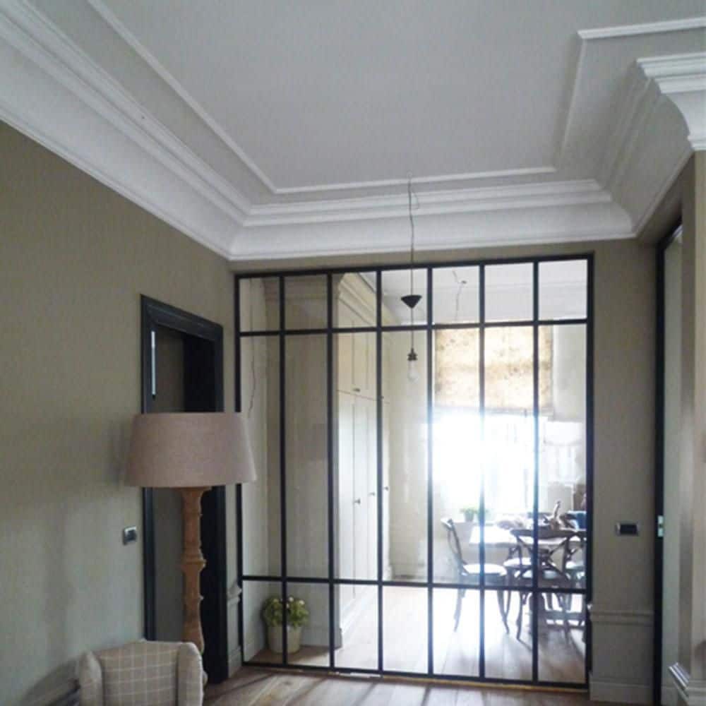 Primed White Polyurethane Crown Moulding, 78" Length