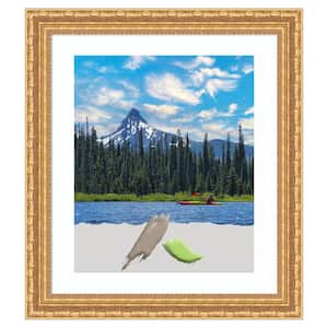 Versailles Gold Wood Picture Frame Opening Size 20 x 24 in. (Matted To 16 x 20 in.)