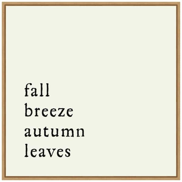 Amanti Art 22 in. Canvas Fall/Thanksgiving Framed Box Wall Art