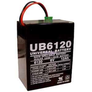 6V 12Ah Sealed Lead Acid Battery with F1 Terminals - TLV6120F1