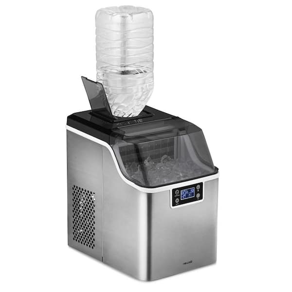 Clearance! Commercial Ice Maker Machine for Countertop, Automatic Ice  Machine Quick Ice Production, 48lbs/24h, Crystal Ice Cubes Ice Machine for  Restaurants Bars, Home Offices, Silver, S1713 