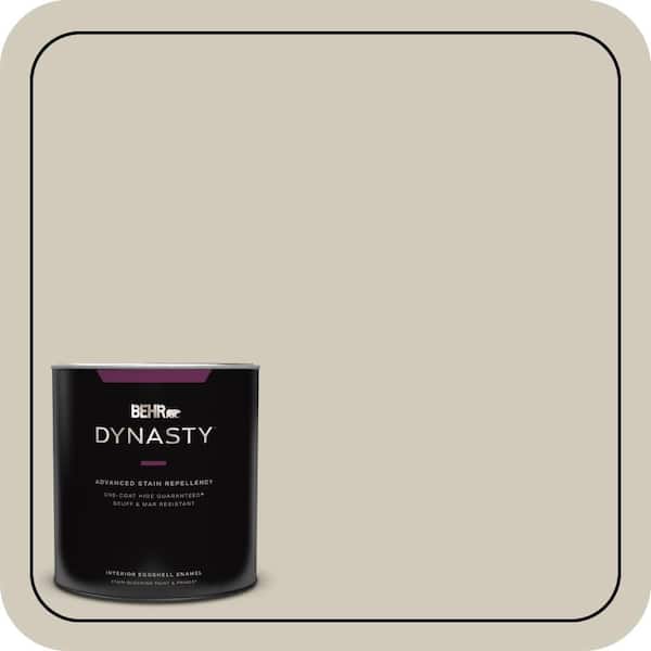 BEHR DYNASTY 1 qt. #MQ6-31 Shoreline Haze One-Coat Hide Eggshell Enamel Interior Stain-Blocking Paint & Primer