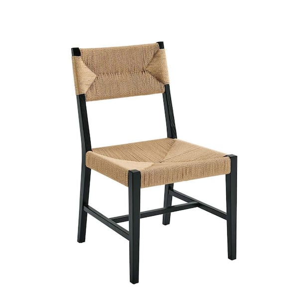 MODWAY Bodie Black Natural Wood Dining Chair