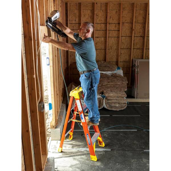 Werner Fiberglass Step Ladder Safety Labels 375 LFS100 The Home Depot 