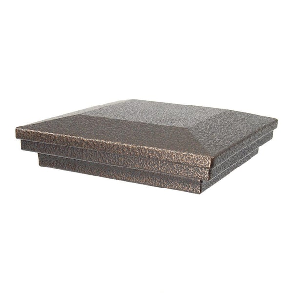 Fortress Building Products 3-in x 3-in Fortress Accents Antique Bronze Aluminum Deck Post Cap
