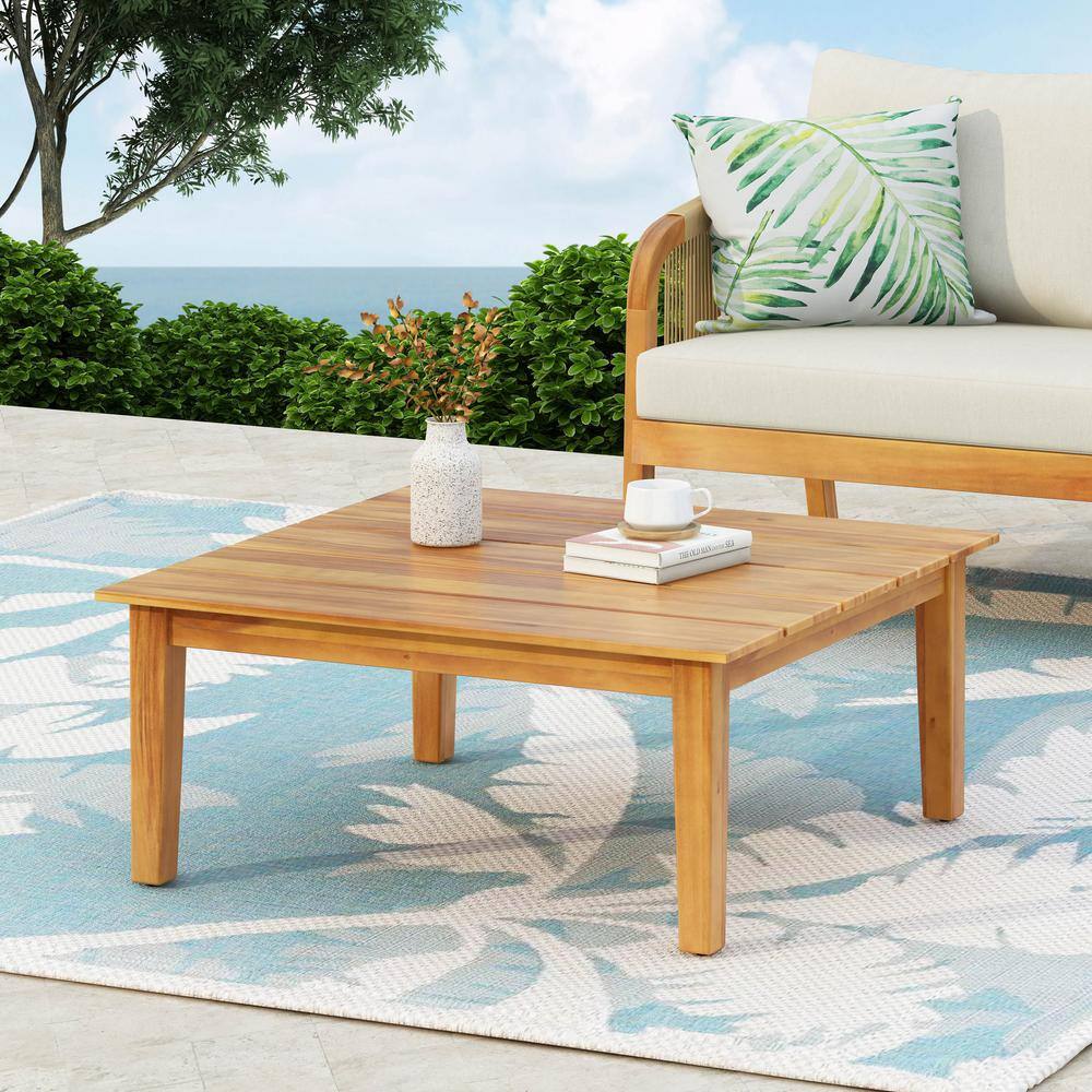Hot Seller Outdoor Acacia Wood Outdoor Coffee Table for Patios, Backyards, 