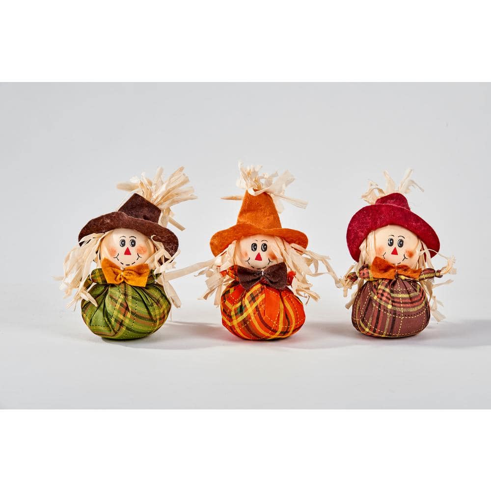 6 in. Mini Table Scarecrow (Set of 6)