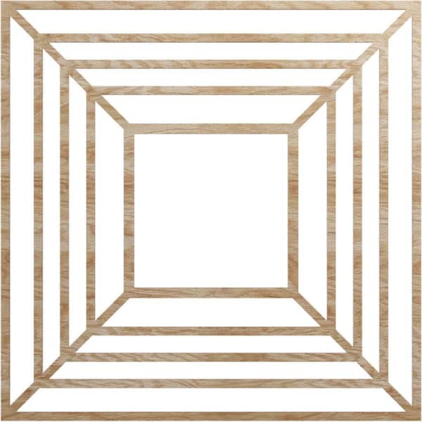 Ekena Millwork 0.375 in. x 36 in. x 36 in. Wood Medallion Moulding