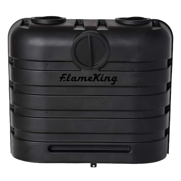 Heavy Duty Dual 30 lbs. Black Propane Tank Cover for RV, Camper and Travel Trailer