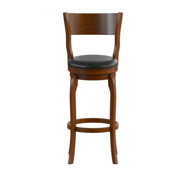 Carnegy Avenue 30 in. Antique Oak/Black Full Wood Bar Stool Carnegy Avenue 30 in. Antique Oak/Black Full Wood Bar Stool