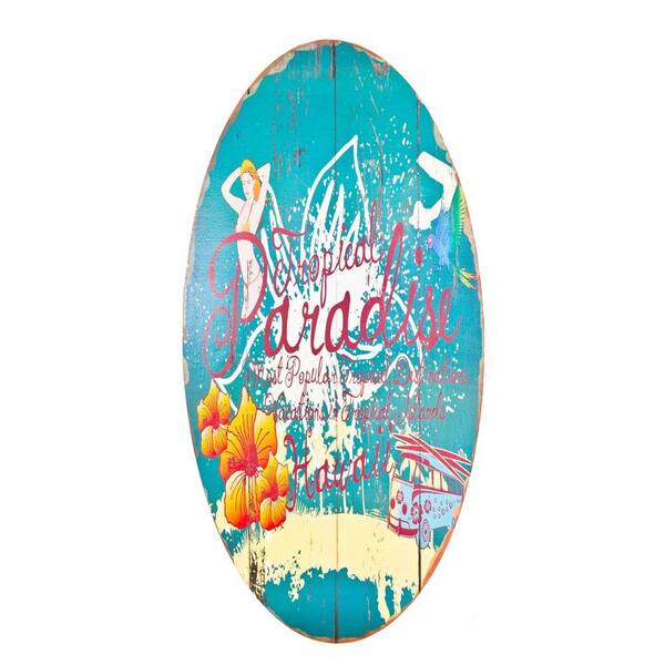 Unbranded 20 in. Surfboard Mini Tropical