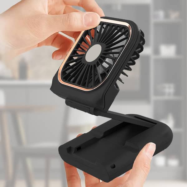 AIWA 4000mAh Portable Power Bank Fan with Neck Strap - Ultra Quiet