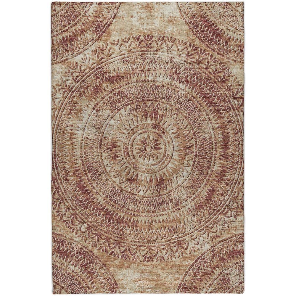 Dream Shag Premium Machine Washable Abstract ADS113 Canyon 3 ft. x 5 ft. Area Rug price history on PriceWatchPro