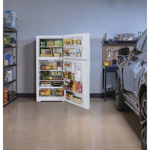21.9 cu. ft. Top Freezer Refrigerator in White, Garage Ready
