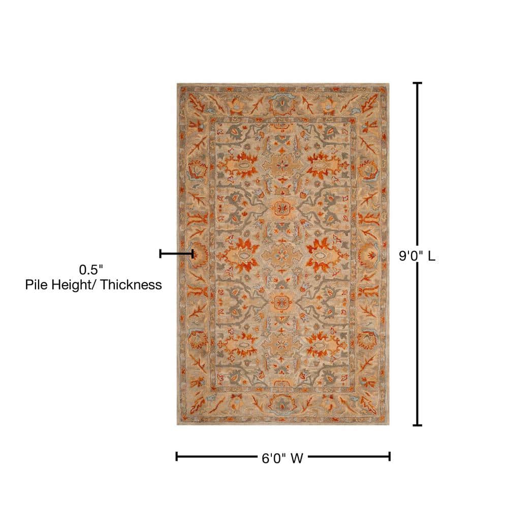 Antiquity Hand-Tufted Beige Area Rug