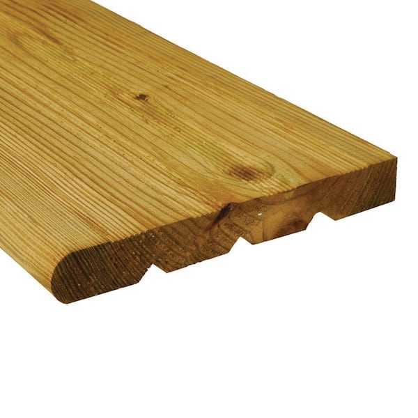 Unbranded Pressure-Treated 48 in. x 12 in. Pine Step Tread