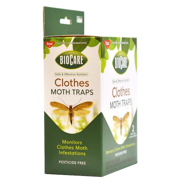ENOZ Non-Toxic Clothes Moth Traps (2 Traps Plus 2 Lures) EB7200.1