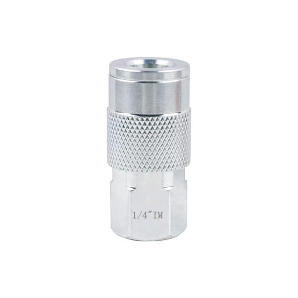Husky 1/4 in. x 1/4 in. NPT Female Industrial Steel Coupler