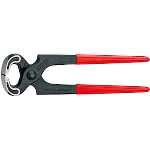 10 in. Carpenters' End Cutting Pliers with Plastic-Coated Handles