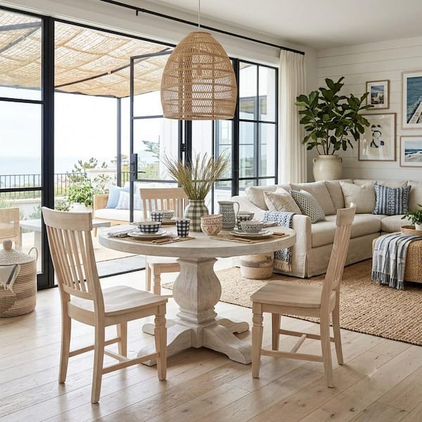 Unfinished Wood Mission Dining Chair (Set of 2)