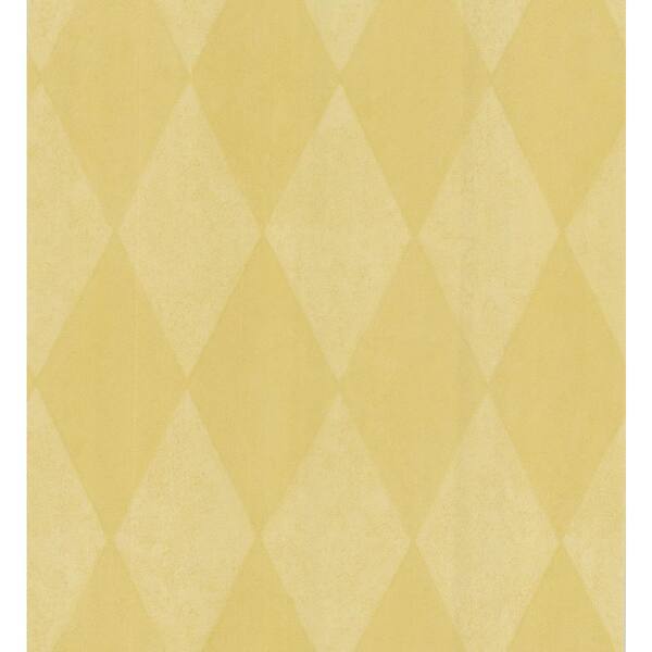 Brewster Harlequin Mustard Paper Strippable Wallpaper (Covers 56.4 sq. ft.)