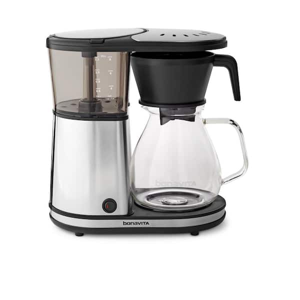 Bonavita 8-Cup Stainless Drip Coffee Maker with Glass Carafe