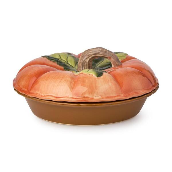pumpkin pie様用セット Certified International Harvest Fields Stoneware 3-D Pumpkin