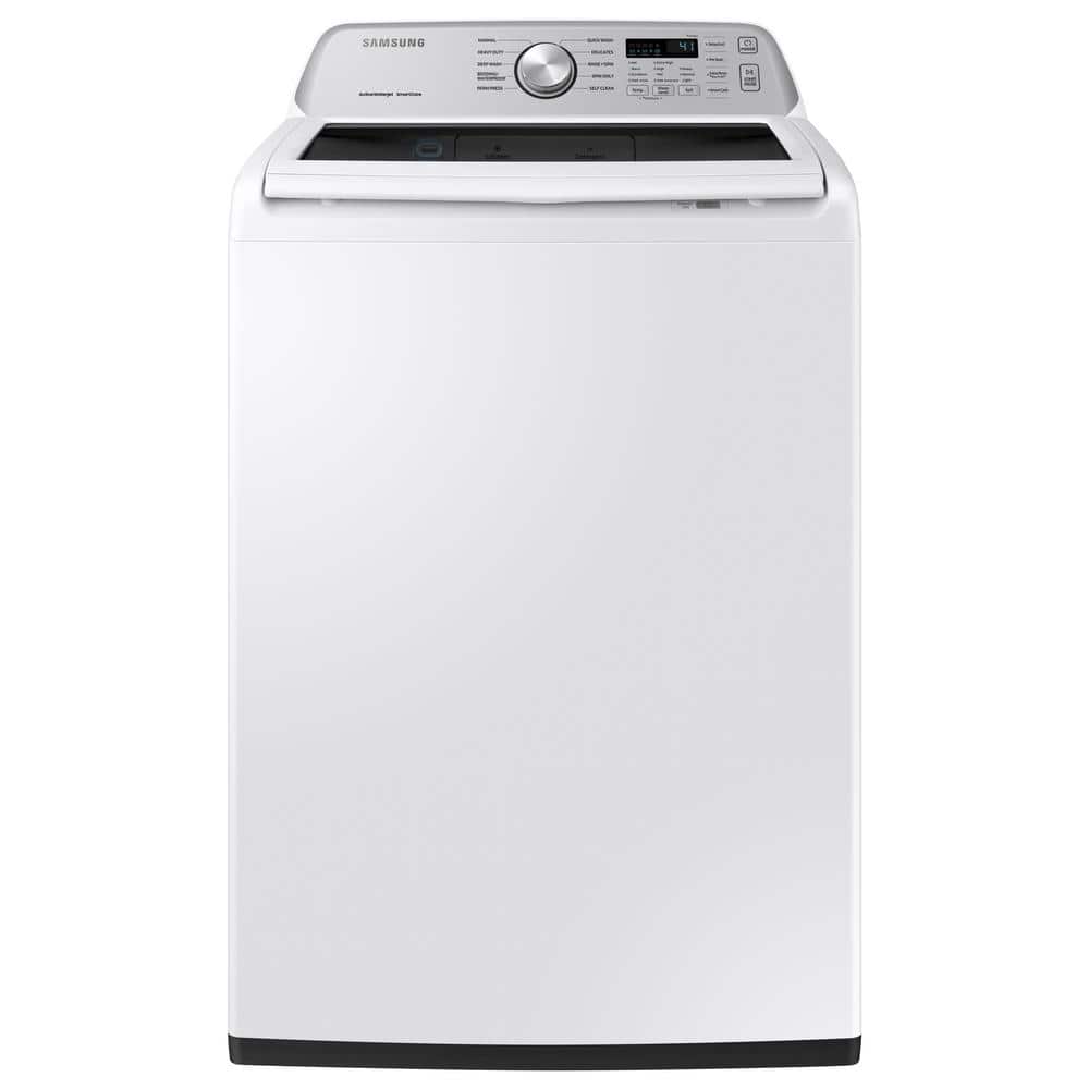 27 in. 4.5 cu. ft. High-Efficiency Top Load Washer with Active Water Jet in White