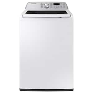 27 in. 4.5 cu. ft. High-Efficiency Top Load Washer with Active Water Jet in White
