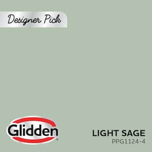 1 qt. PPG1124-4 Light Sage Eggshell Interior Paint with Primer
