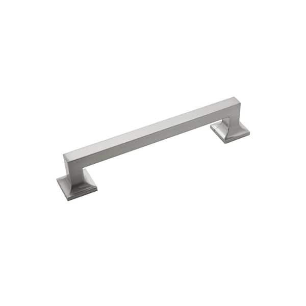 HICKORY HARDWARE Studio Collection 6-5/16 in. (160 mm) Center-to-Center Satin Nickel Cabinet Door and Drawer Pull
