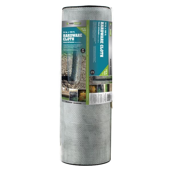 YARDGARD 1/2 in. x 2 ft. x 100 ft. Galvanized Steel Hardware Cloth Garden Fence