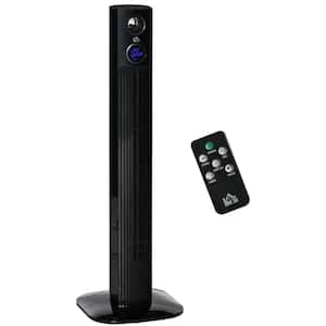 37.75 in. Freestanding Tower Fan Cooling with Aroma Function, Oscillating, 12h Timer, LED Panel, 12.5 in. Fan Diameter