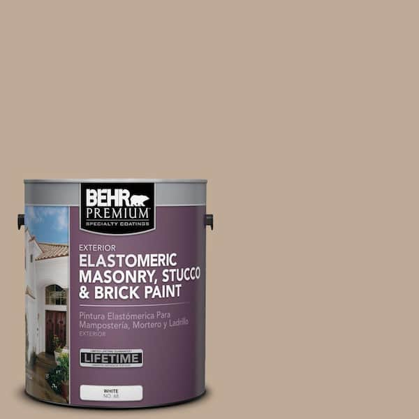 BEHR PREMIUM 1 gal. #MS-23 Sequoia Elastomeric Masonry, Stucco and Brick Exterior Paint