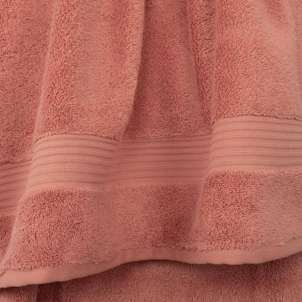 Coral Turkish Cotton 6-Piece Bath Towel Set