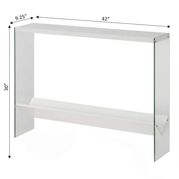 Rectangle Particle Board Console Table, 2 Ft Wide Console Table