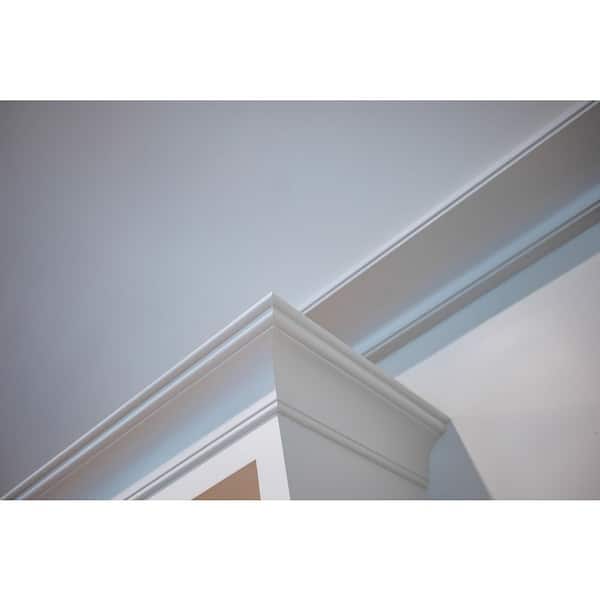 WM49 7/16 in. x 3-5/8 in. MDF Crown Molding