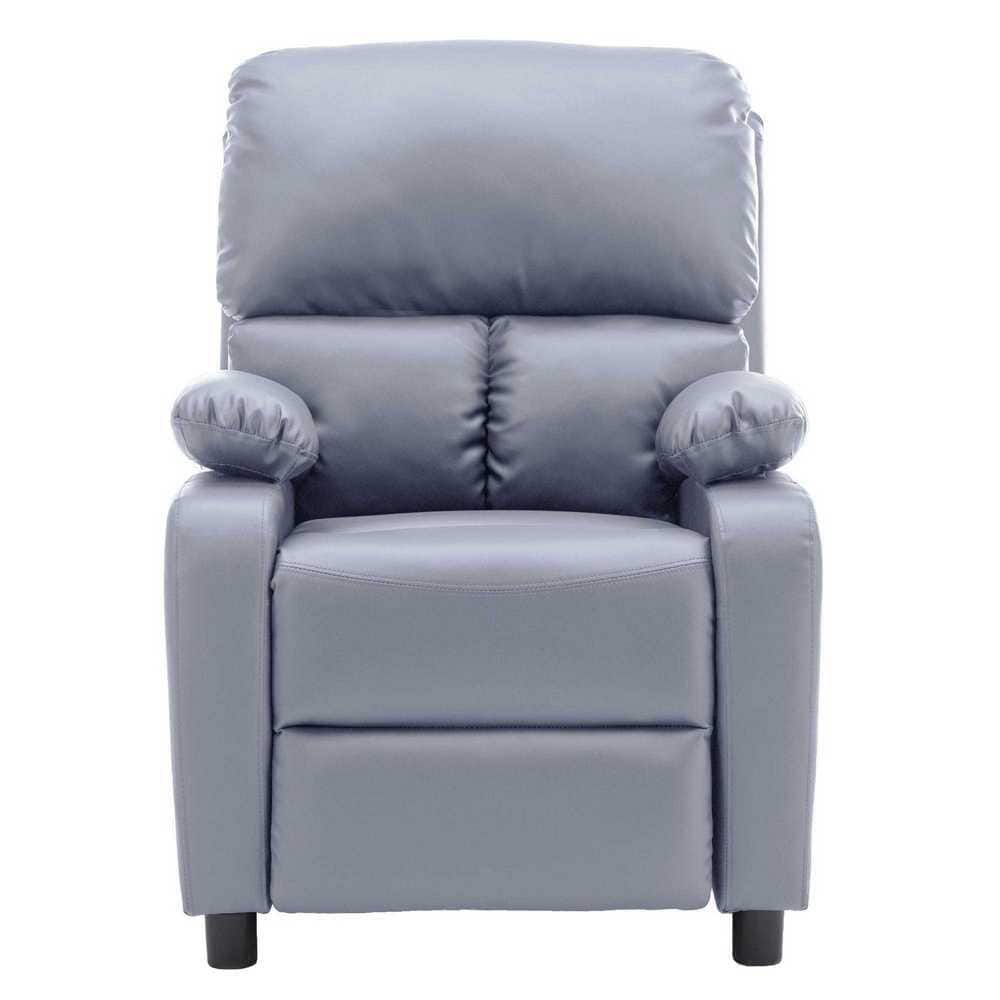 Hzlagm Yingj Big Gray Recliner With Push Back Technical Fabric With ...