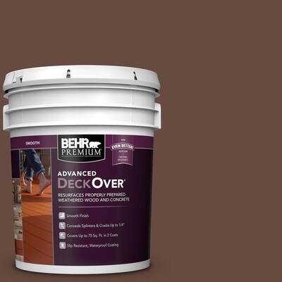 5 gal. #SC-117 Russet Smooth Solid Color Exterior Wood and Concrete Coating