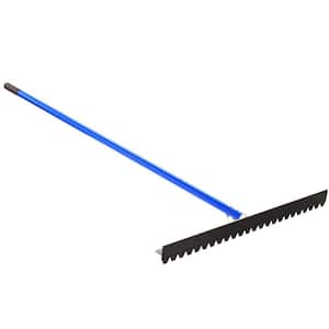 6 ft. Aluminum Handle 36 in. Blunt Tooth T-Connector Lute Rake