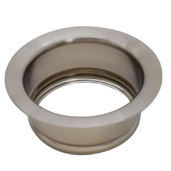 Westbrass 4-1/4 in. Standard Kitchen Sink Garbage Disposal Flange, Stainless Steel
